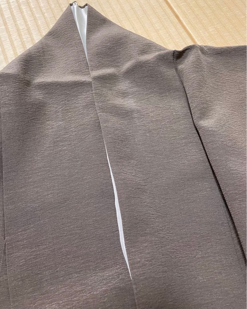 暈し 上品 江戸鼠色 付け下げ訪問着 紋なし ガード加工