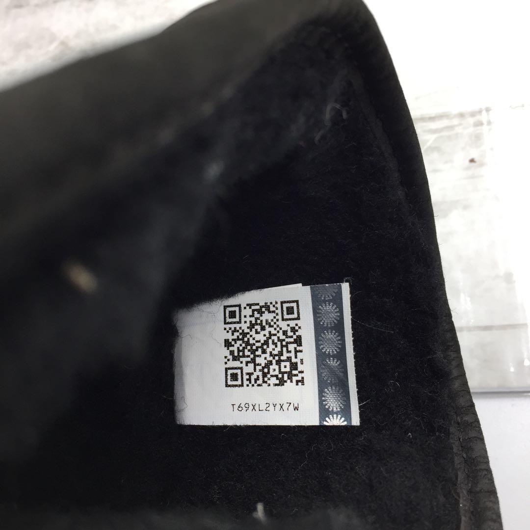 【美品】UGG アグ KENSINGTON エンジニアボアブーツ 黒 23cm