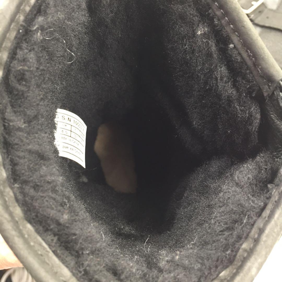 【美品】UGG アグ KENSINGTON エンジニアボアブーツ 黒 23cm