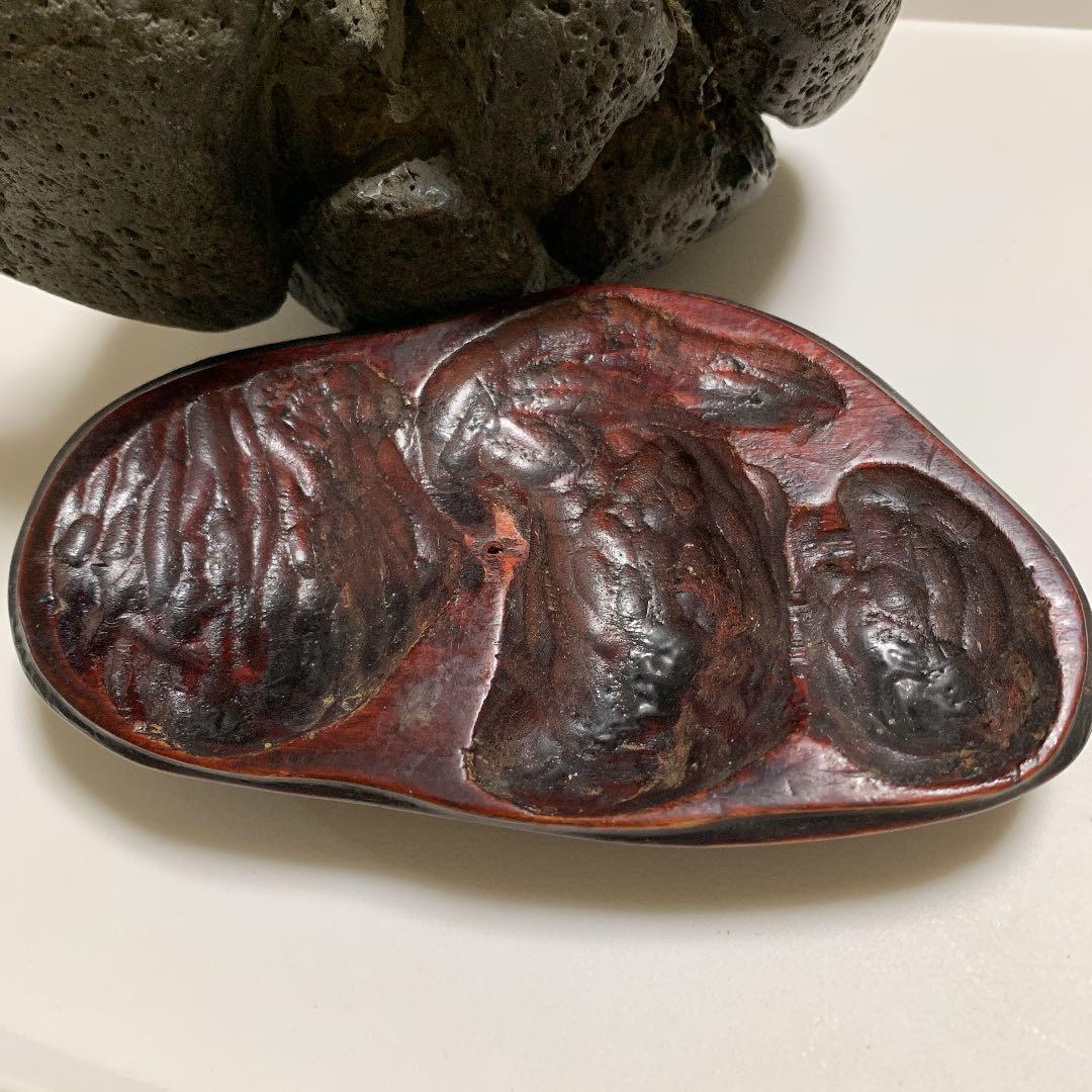 黒石 置物　縁起物