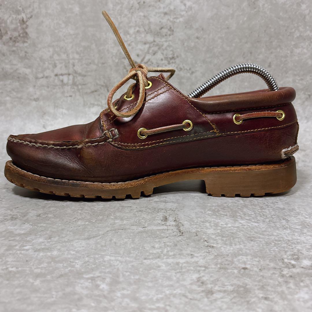 人気 ティンバーランド 3eye バーガンディ デッキシューズ アメカジ 27