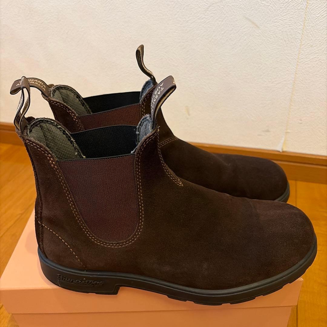 Blundstone ダークブラウン サイドゴアブーツ10