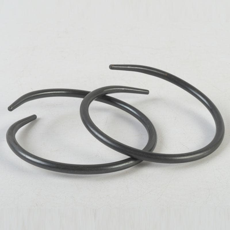 茶道具　釜師　菊池政光作　松文　阿弥陀釜　共箱　V　9904A