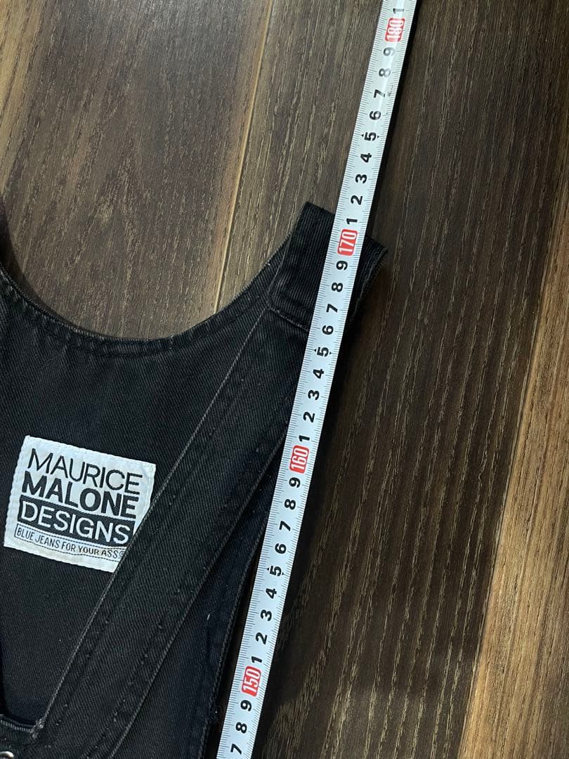 Maurice Malone オーバーオール　モーリス・マローン　黒　Ｌ