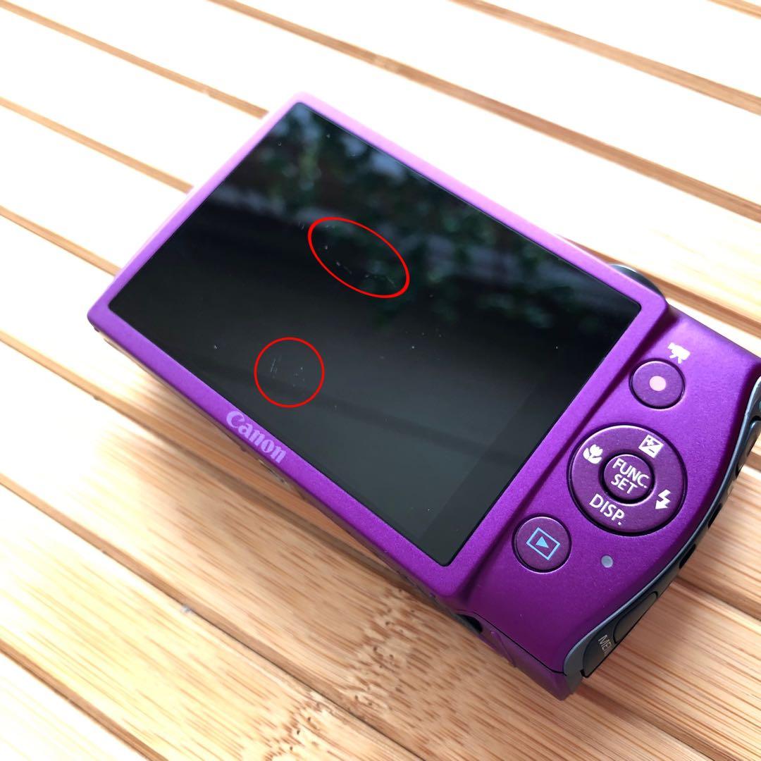 Canon キャノン　IXY600F パープル