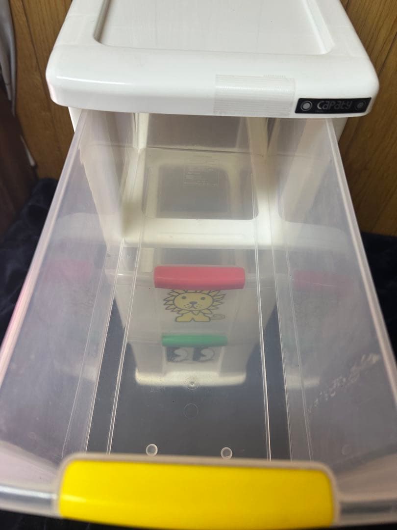 希少 お得 レトロ ミッフィーイラスト付き3段収納ケース2個セット