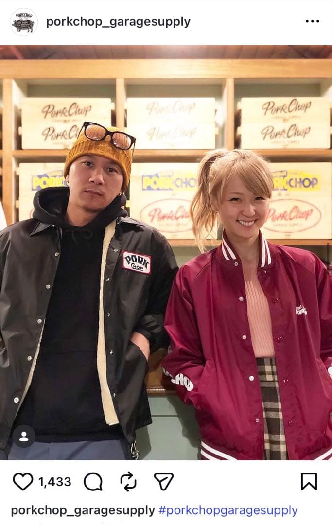 は*ち様 【未使用】PORKCHOP ポークチョップ ボアコーチ　ナイロン　初期