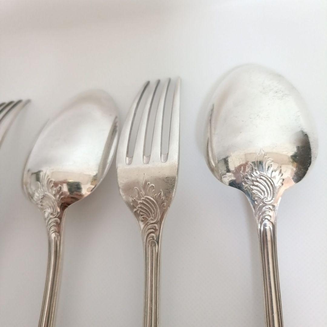 クリストフル CHRISTOFLE テーブルスプーン フォーク 6本 マルリー
