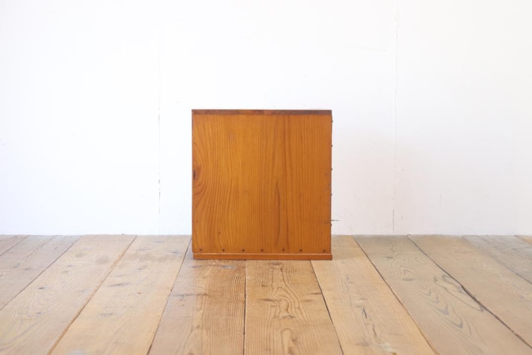 レトロ 卓上 大きめ 小引き出し 抽斗 5杯 収納 小物入れ レターケース A4