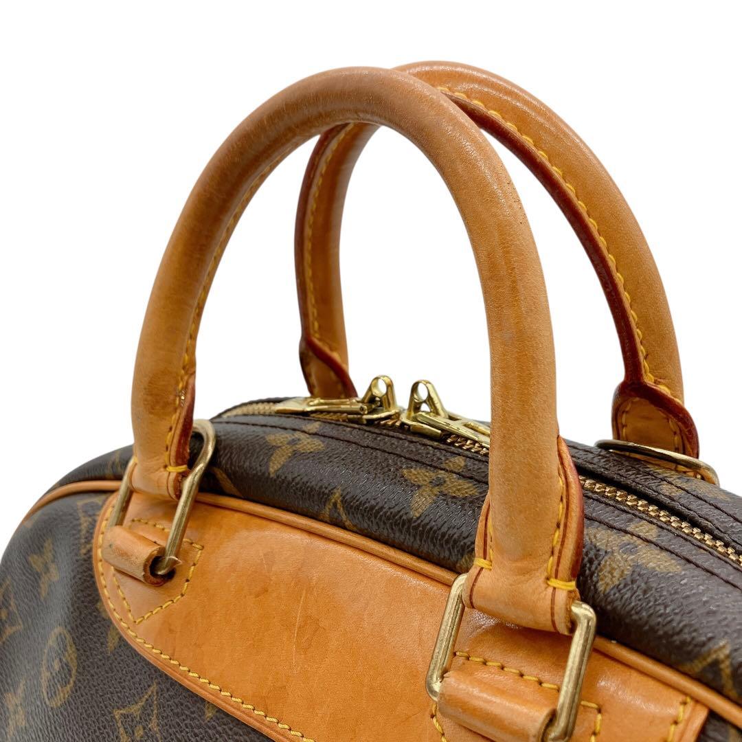 【LOUIS VUITTON】トゥルーヴィル　モノグラム　ハンドバッグ　PVC