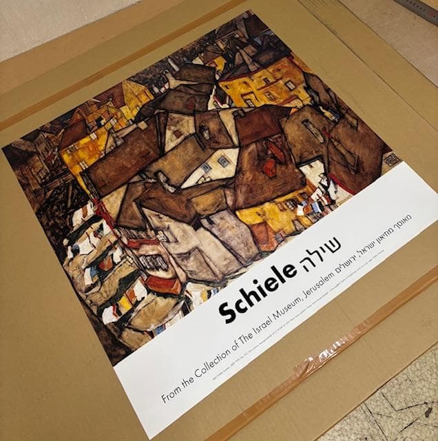 額装済/City（エゴン シーレ）/アートポスター