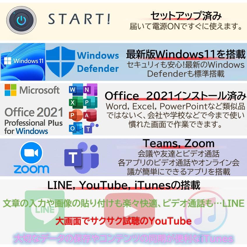 【爆速＆軽量】オフィス付きUltraLiteNEC製ノートパソコン Win11