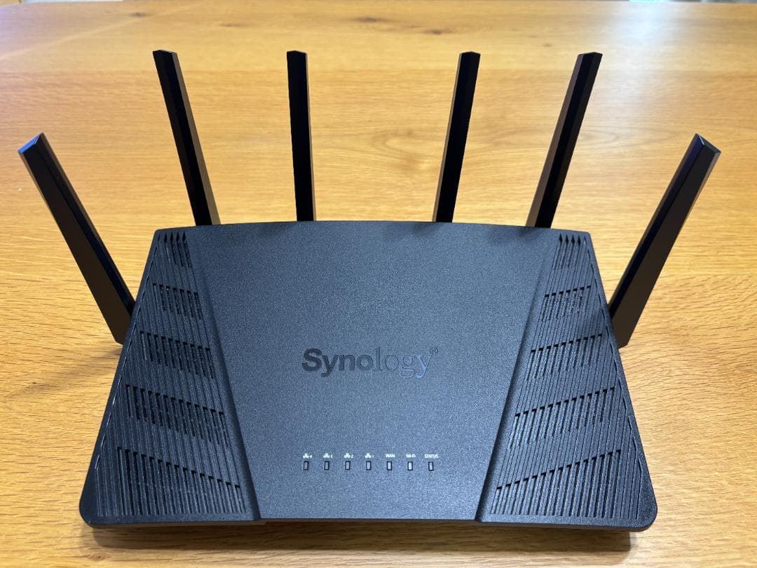 Synology RT6600ax 無線LANルーター 6本アンテナ
