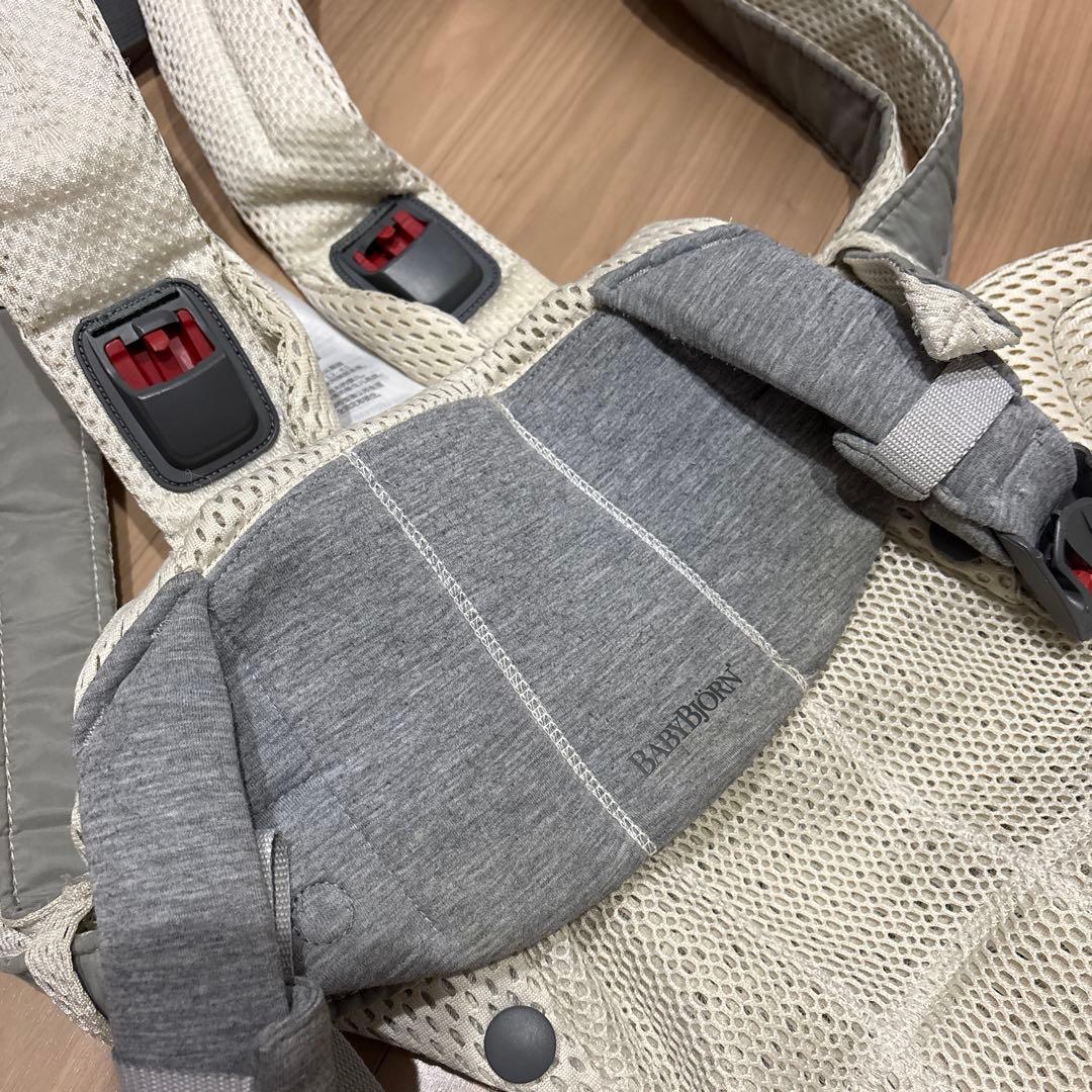 メッシュ　抱っこ紐 クリーム　ハーモニー　ベビージョルン