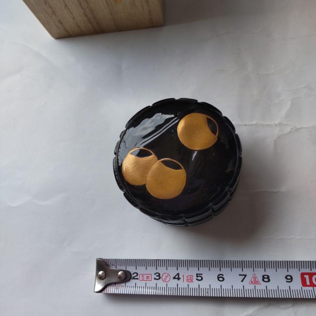 加賀蒔絵師 田中宗凌 作 一燈好 壺々香合 共箱 香合 漆器 漆芸 茶道具 新品