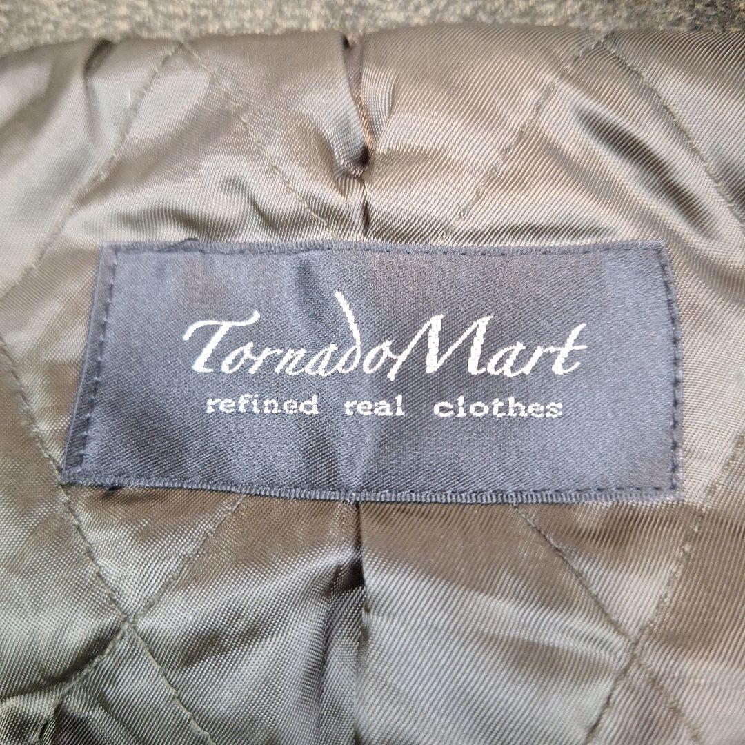 美品✨トルネードマート　モッズコート　スウェード調　ディープグリーン　L