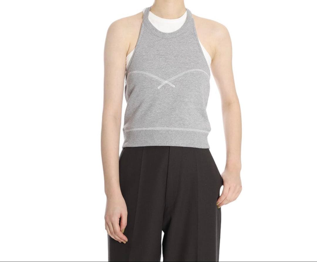 新品　未使用　JUN MIKAMI スウェットホルターネック