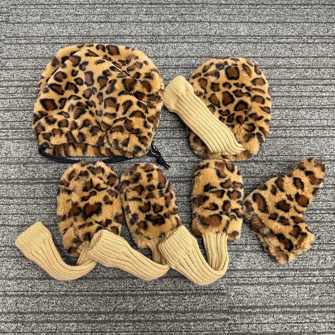 パーリーゲイツ　キャディバッグ　レオパード　11点セット売り