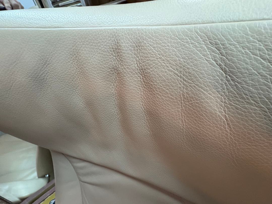 カリモク リクライニング　ソファ　 ディレトーレ ベージュ系 フットレスト付