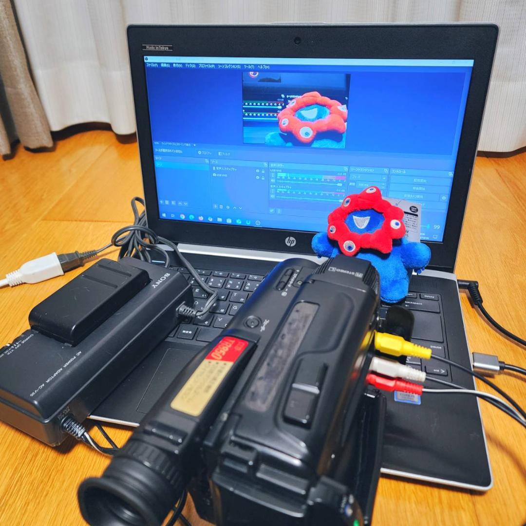 【動作確認済】SONY Hi8 高画質 ビデオカメラ CCD-TR850 セット