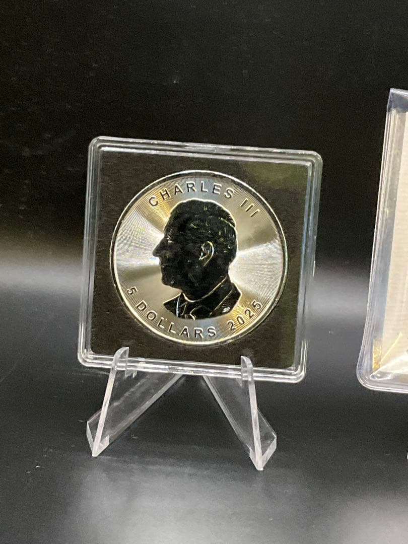 2025年カナダ ステンドグラス風 フェアリー（妖精） 1オンス カラー銀貨