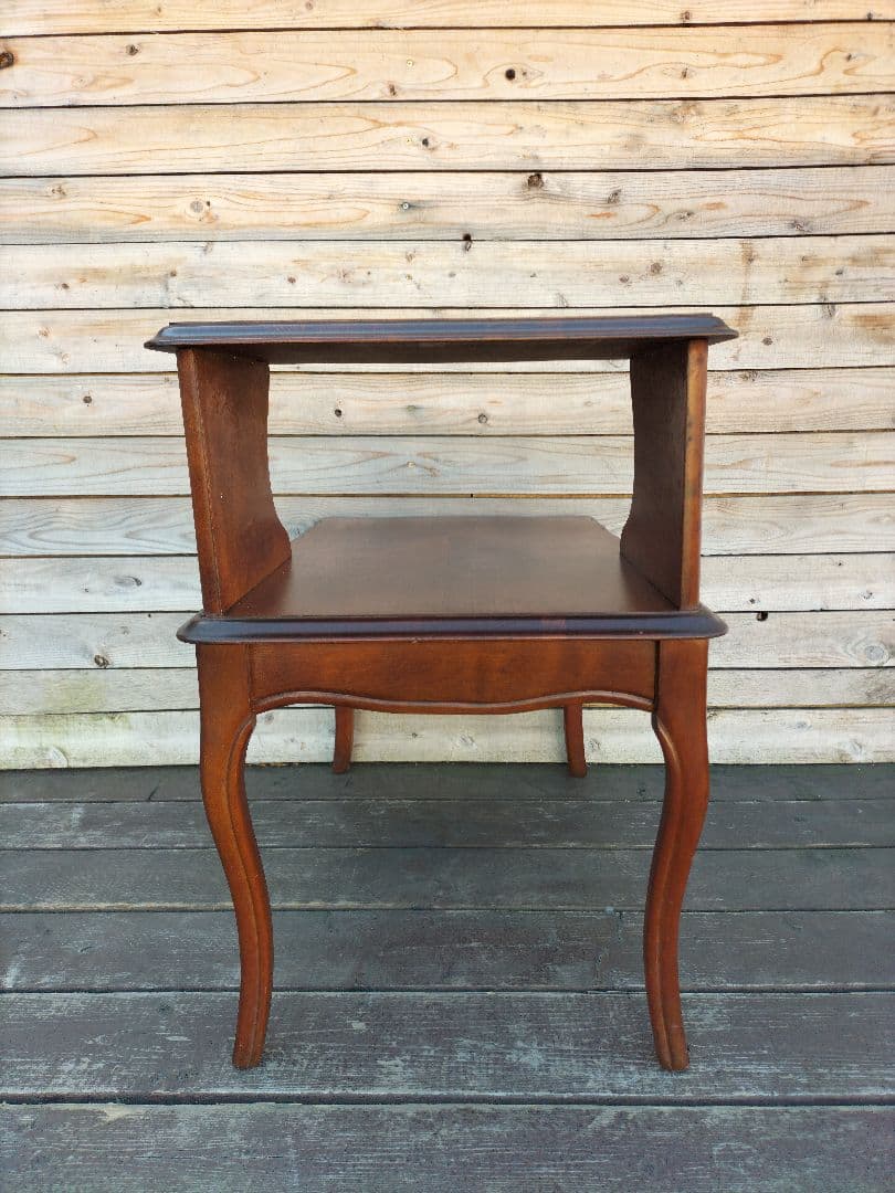 M♦年末Sale東名 希少　US製　ウッド エンドテーブル　サイドテーブル