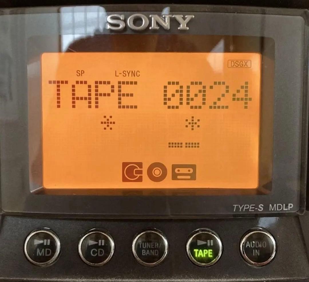 SONY MDシステムステレオ　CMT-M3 (HCD-M3)メンテナンス済み