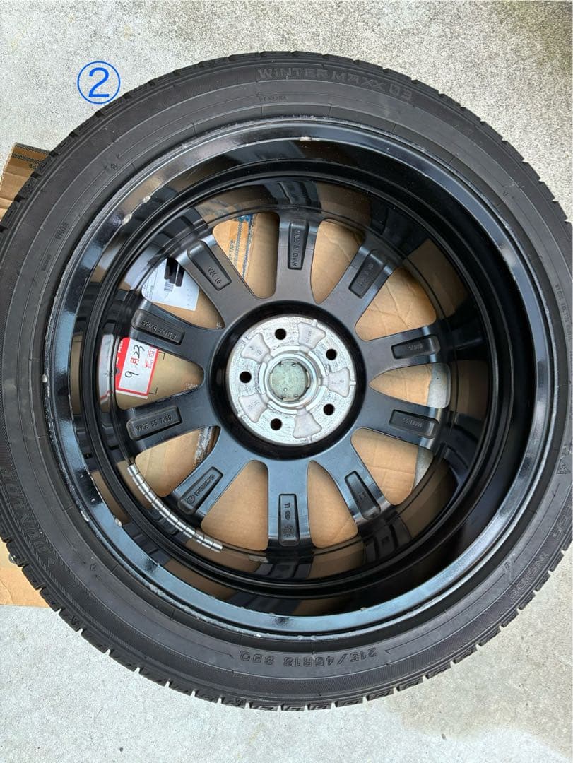 マツダ３ 純正ホイール　タイヤDUNLOP　WINTER　MAXX03