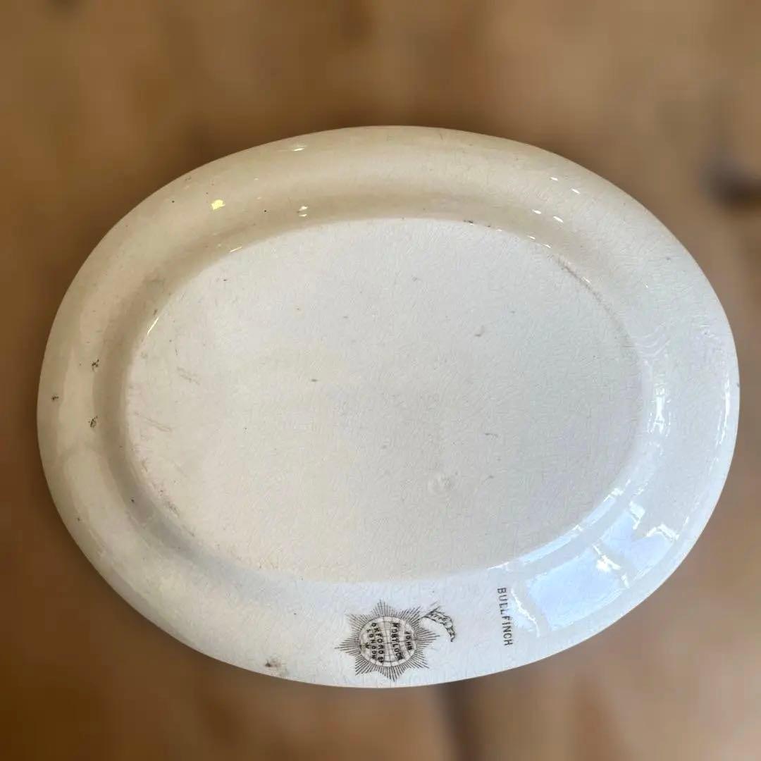 希少アンティーク　ジョン・モードロック・ロビン・プレート1800年代後半