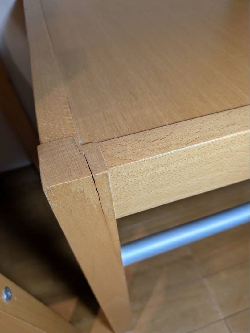 ■送料込■無印 ダイニングチェア ブナ材 木製イス 廃盤品 2脚セット 椅子