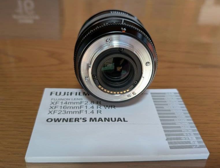 FUJIFILM XF16mmF1.4 R WR 単焦点レンズ