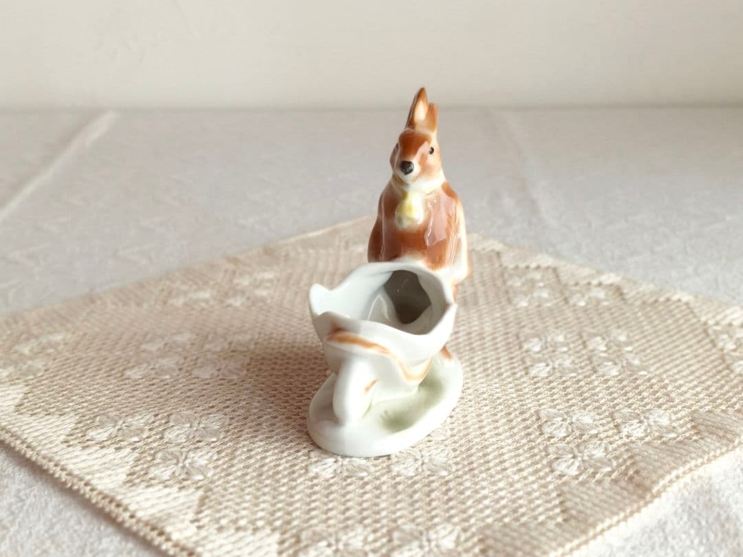 * pottery rabbit ୨୧ * お手伝い上手な ステキなうさぎさん