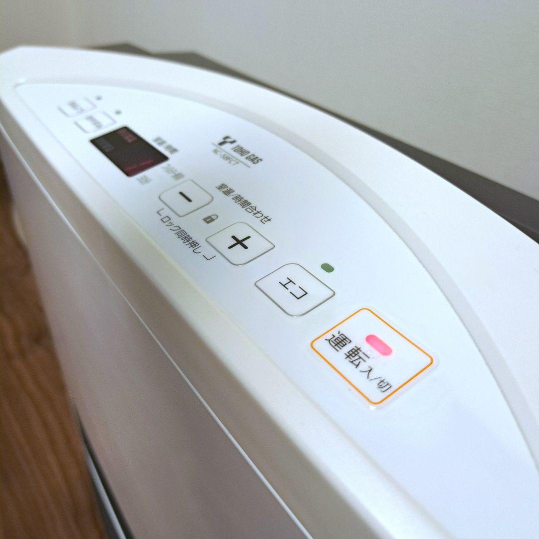 美品◆リンナイ ガスファンヒーター 15～ 21畳タイプ◆説明書・ホース・箱付