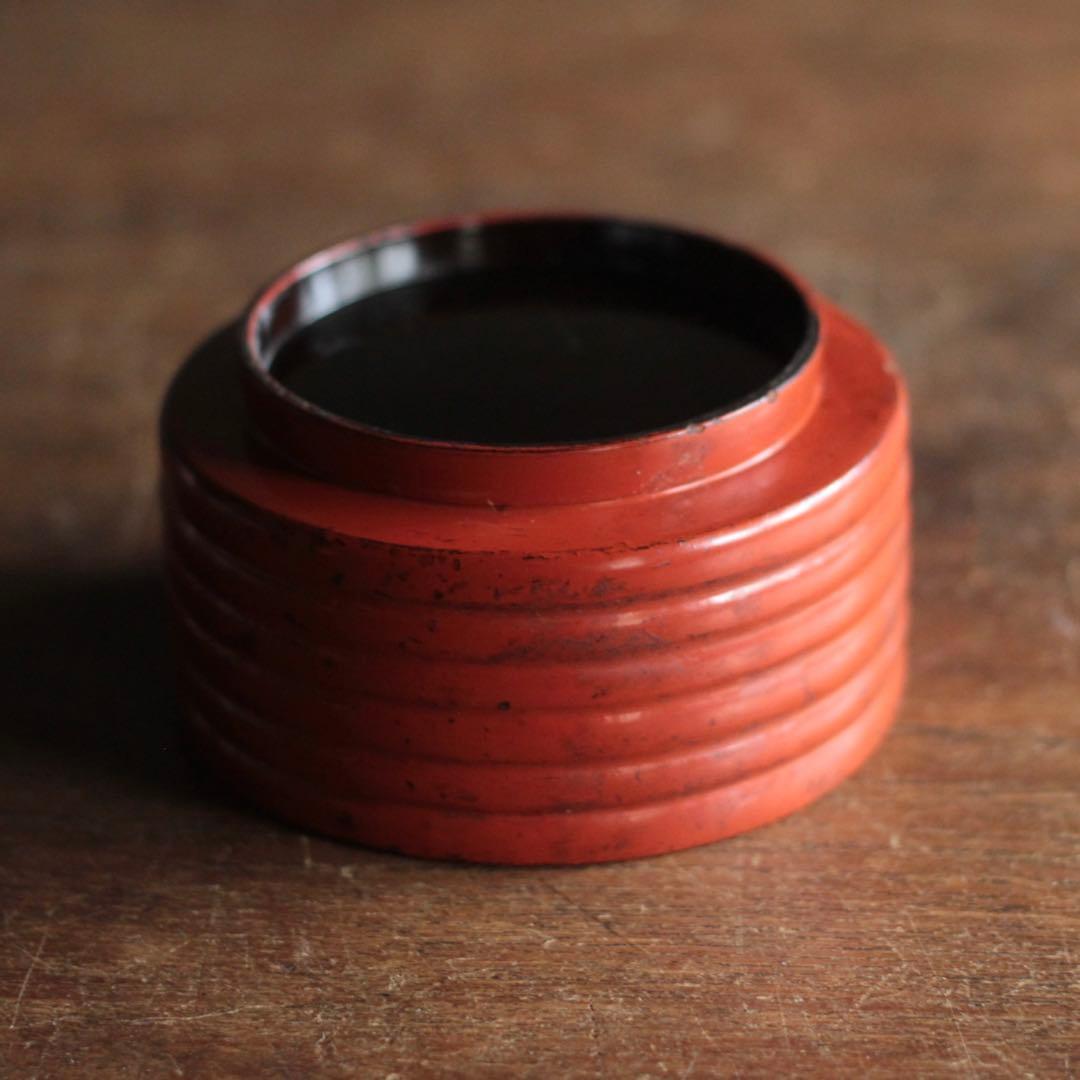 朱塗り 半筒椀 容器 徳利袴 古美術 漆器 古道具 アンティーク