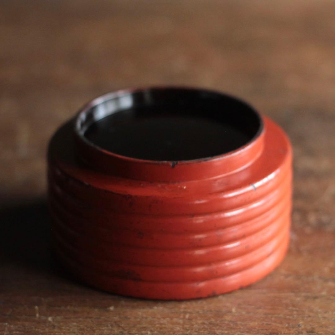 朱塗り 半筒椀 容器 徳利袴 古美術 漆器 古道具 アンティーク