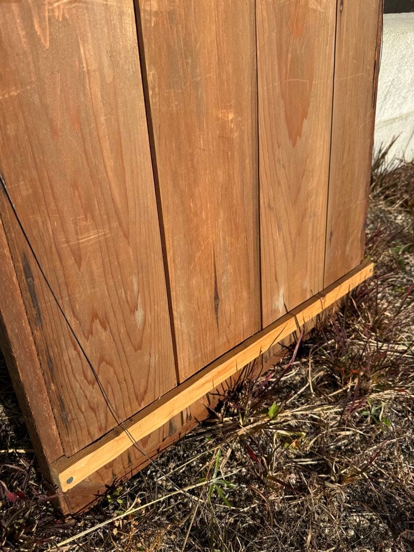 【状態良好】アサヒビール リボンシトロン アンティーク鏡 木枠ミラー 昭和レトロ