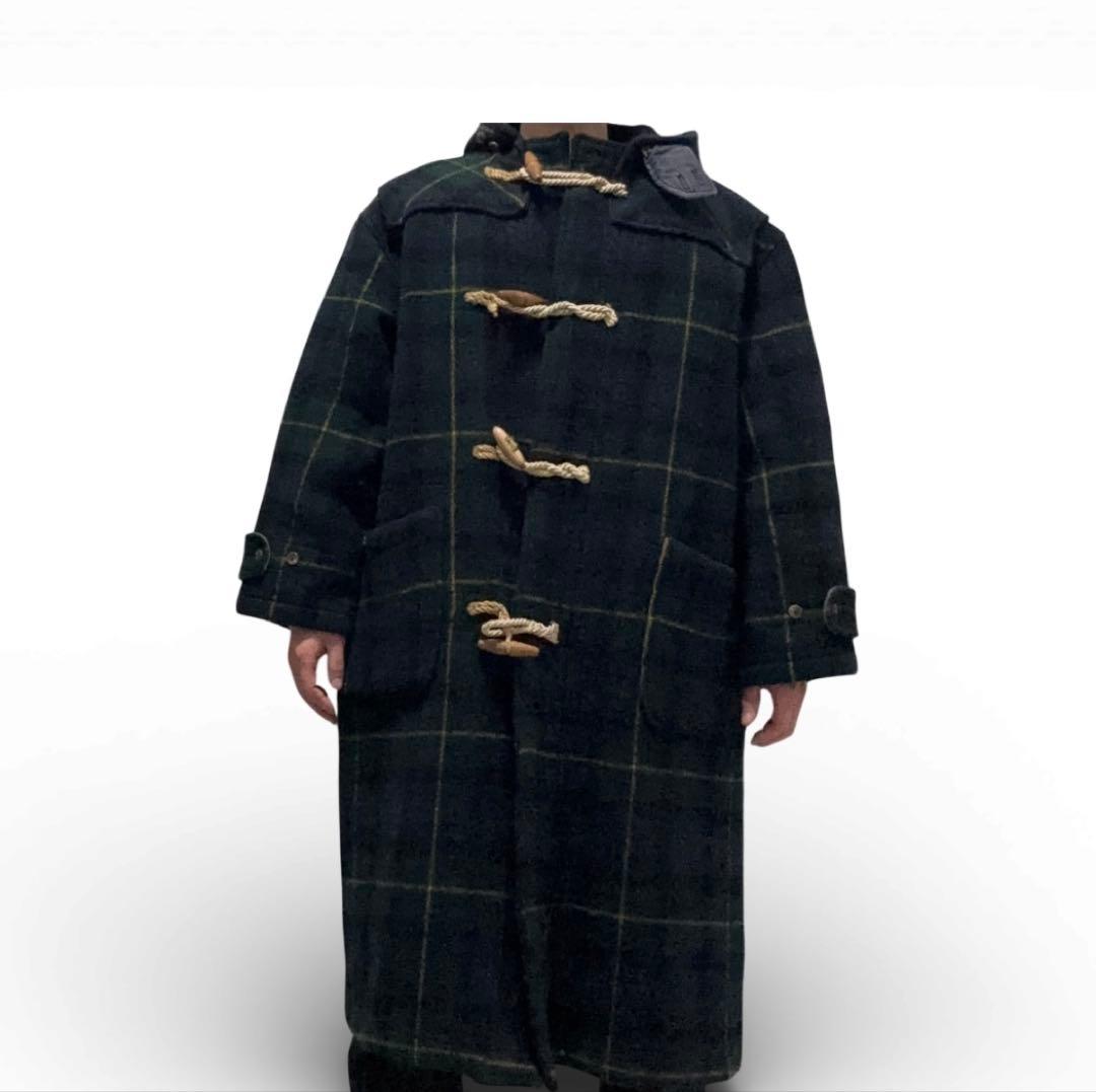 90s USA製 Polo Ralph Laurenダッフル ブラックウォッチL