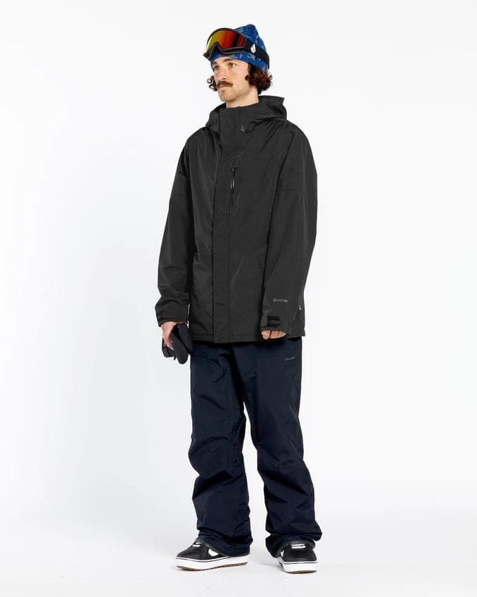 未使用 VOLCOM ユニセックス L ゴアテックス ジャケット ブラック XS