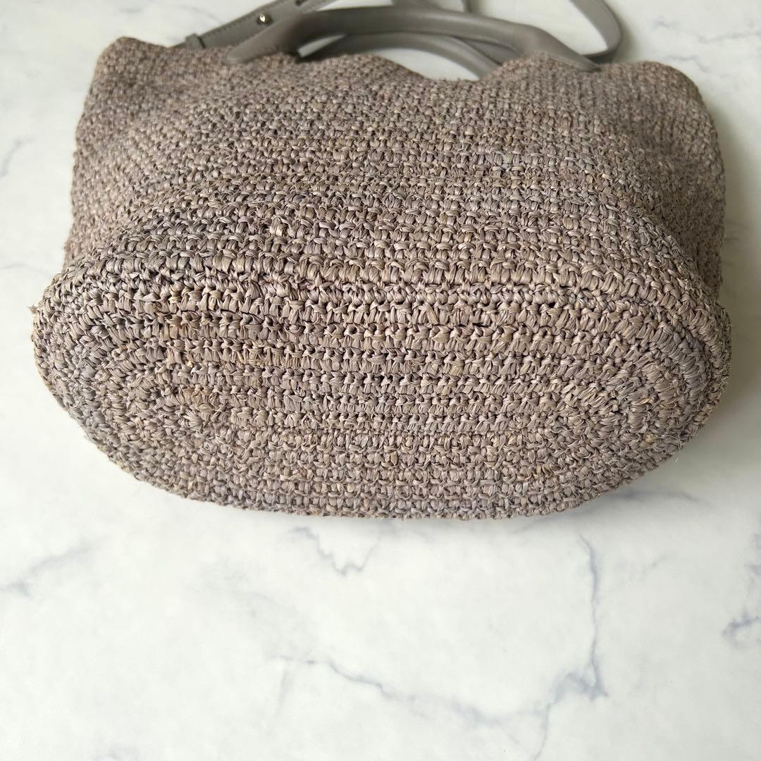 極美品✨ヘレンカミンスキー ラフィア トートバッグ CassiaS ショルダー付