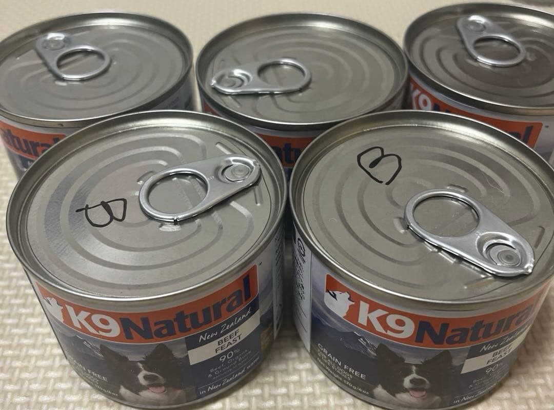 おまとめ　K9 ビーフ・ラム・チキン各5缶 サーモン12缶 　計27缶
