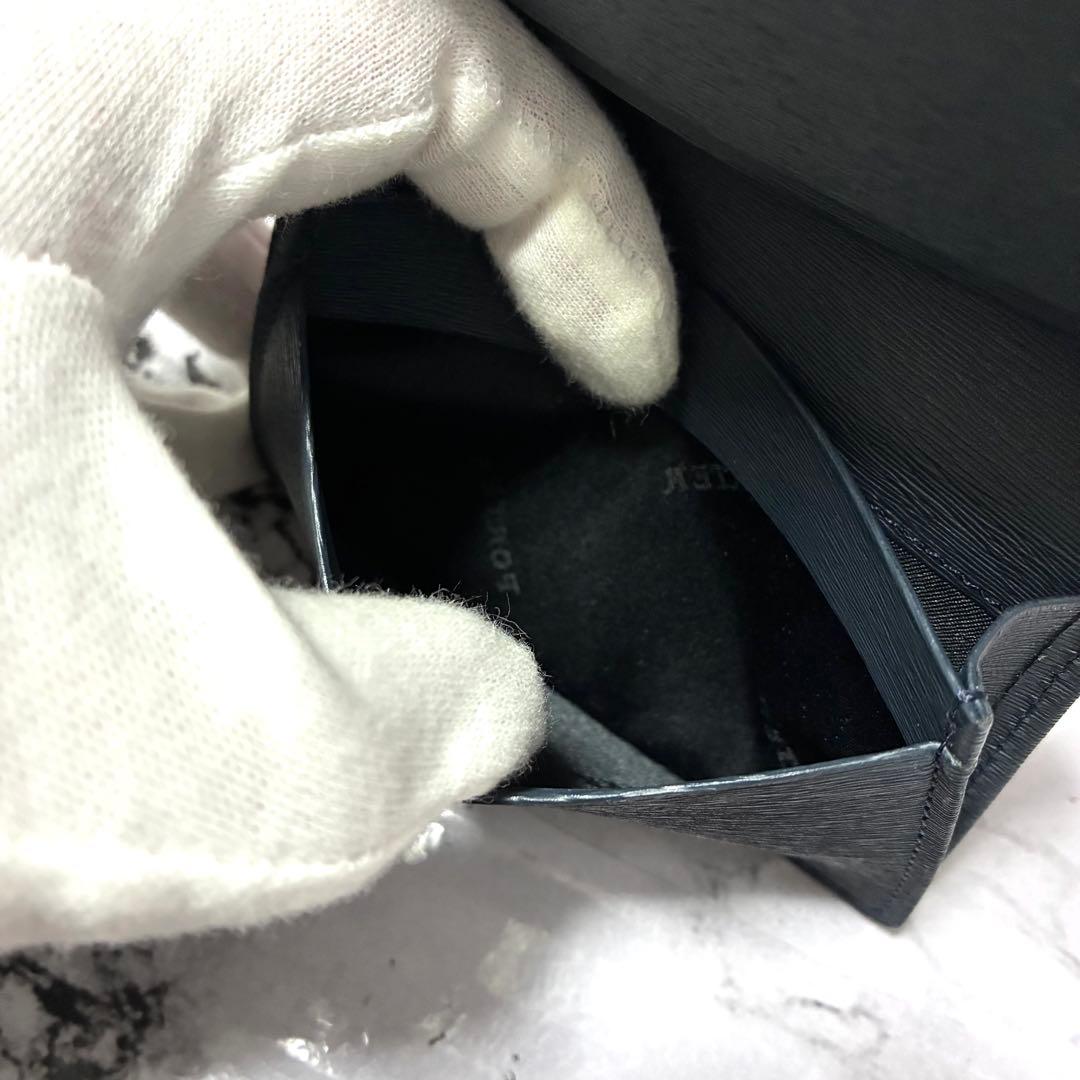 ほぼ未使用 PORTER 名刺入れ カレント カードケース 吉田カバン ネイビー