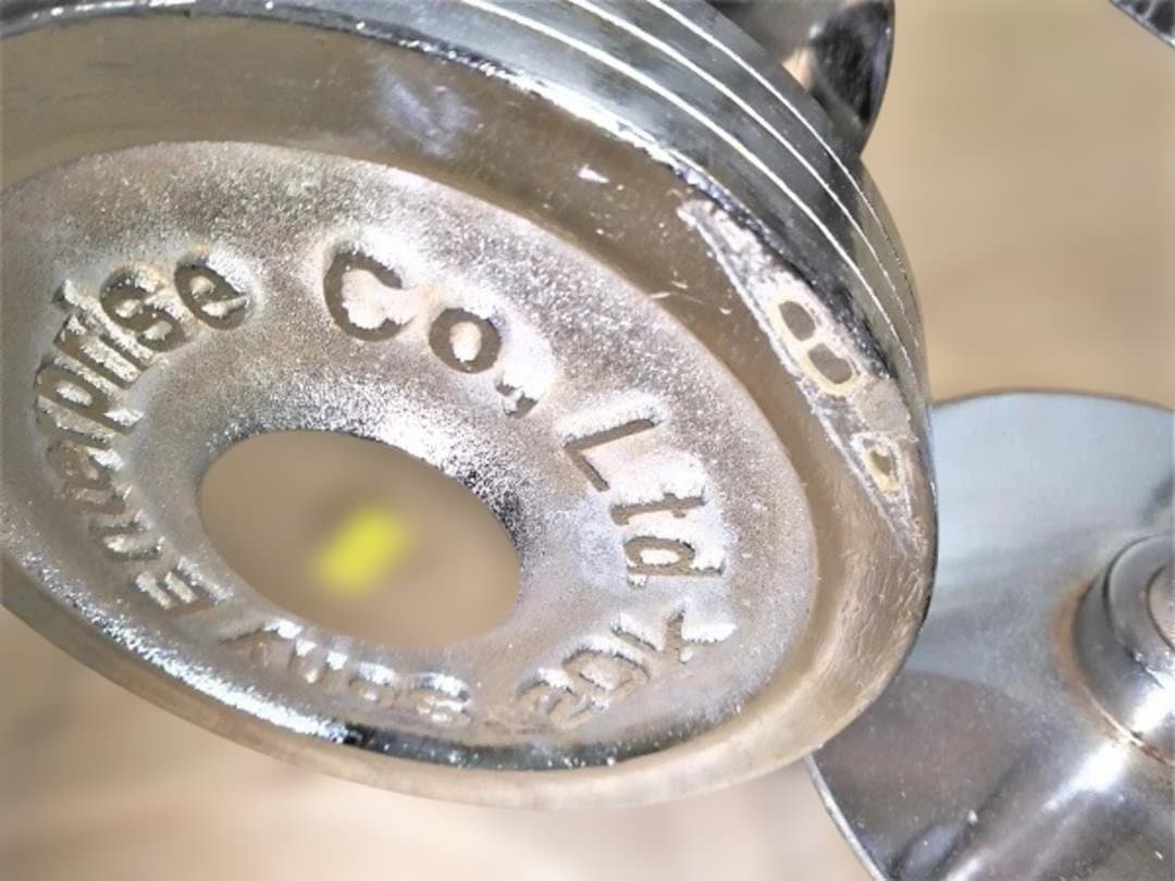 [手渡し限定]　重量固定式　クローム・ダンベル 20kg(ペア) 　中古品