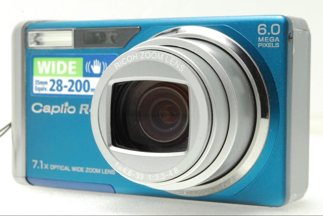 RICOH Caplio R4❤️スマホ転送 ブルー 動作確認済 リコー コンデジ