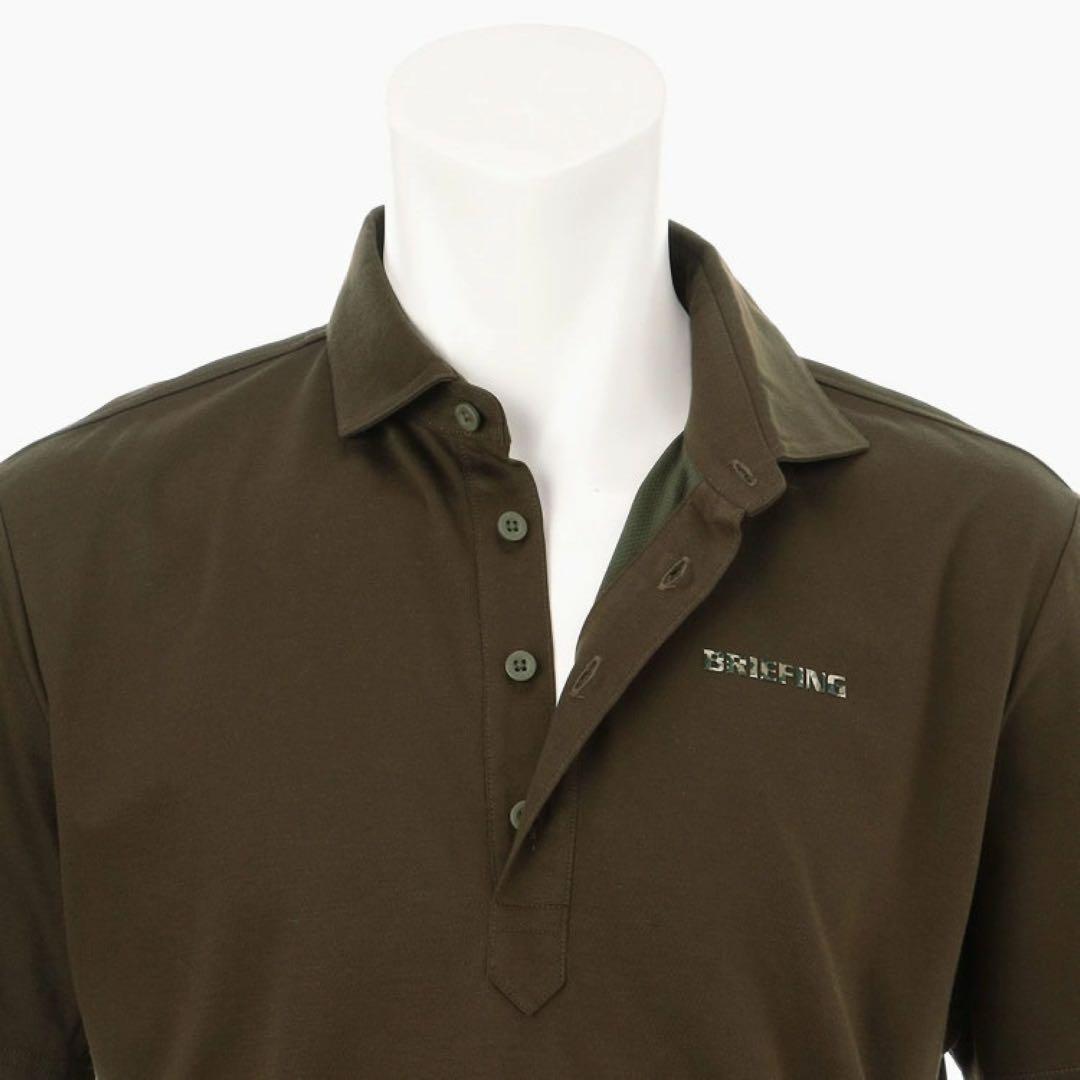 briefing ブリーフィング ポロシャツ 接触冷感 カモフラロゴ s