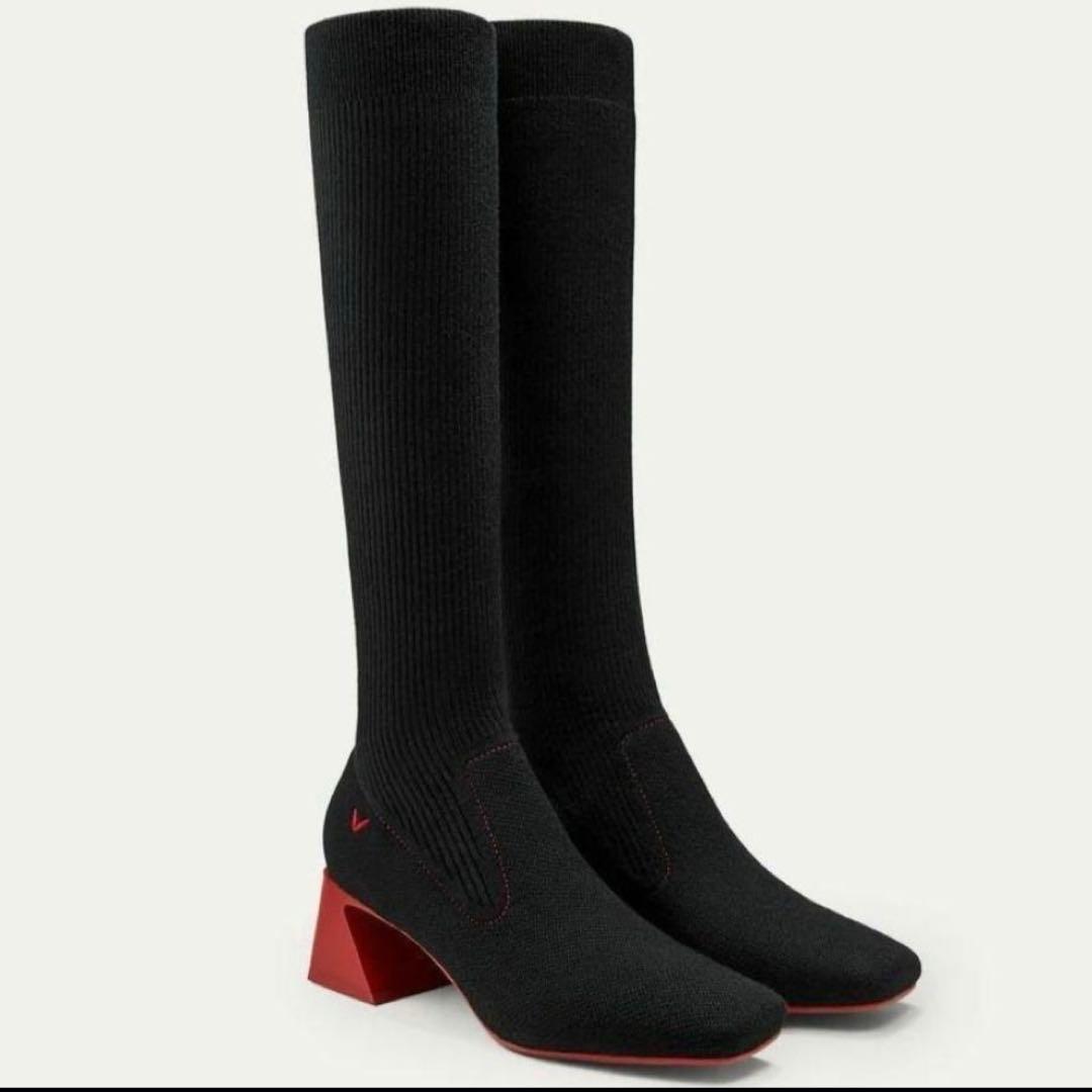 VIVAIA 撥水ブーツ スクエアトゥデザイン26