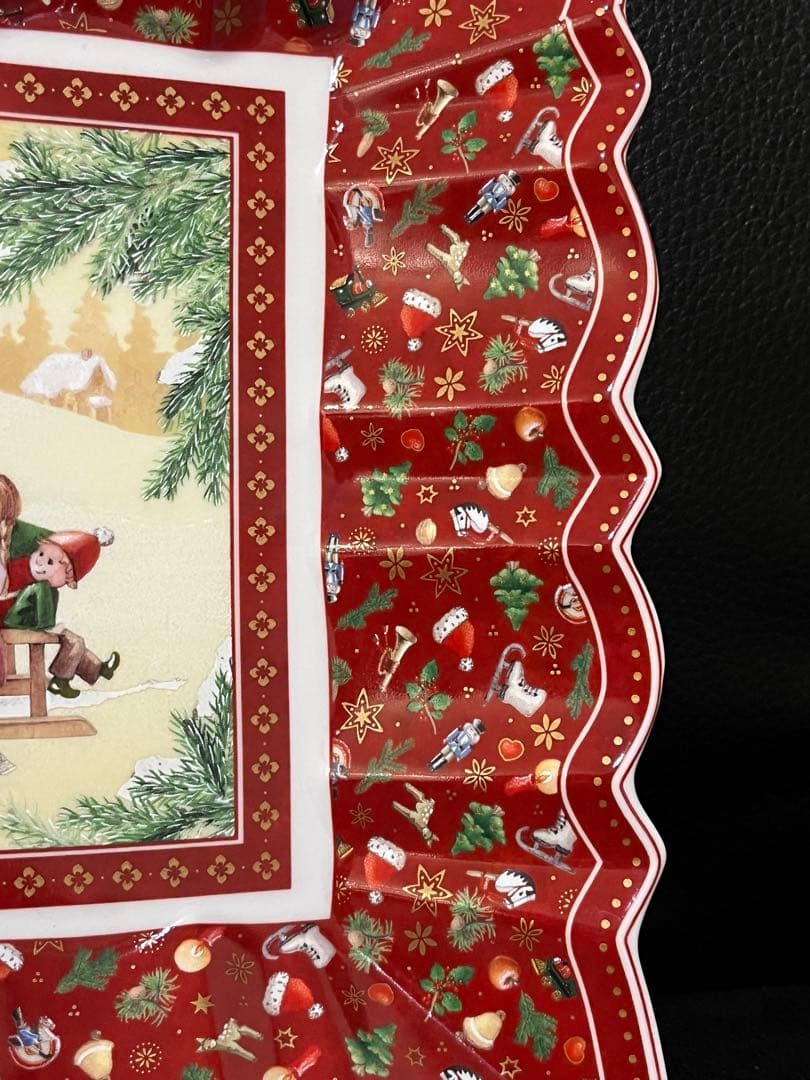 ビレロイボッホ　クリスマス プレート サンタクロース デザイン 超希少