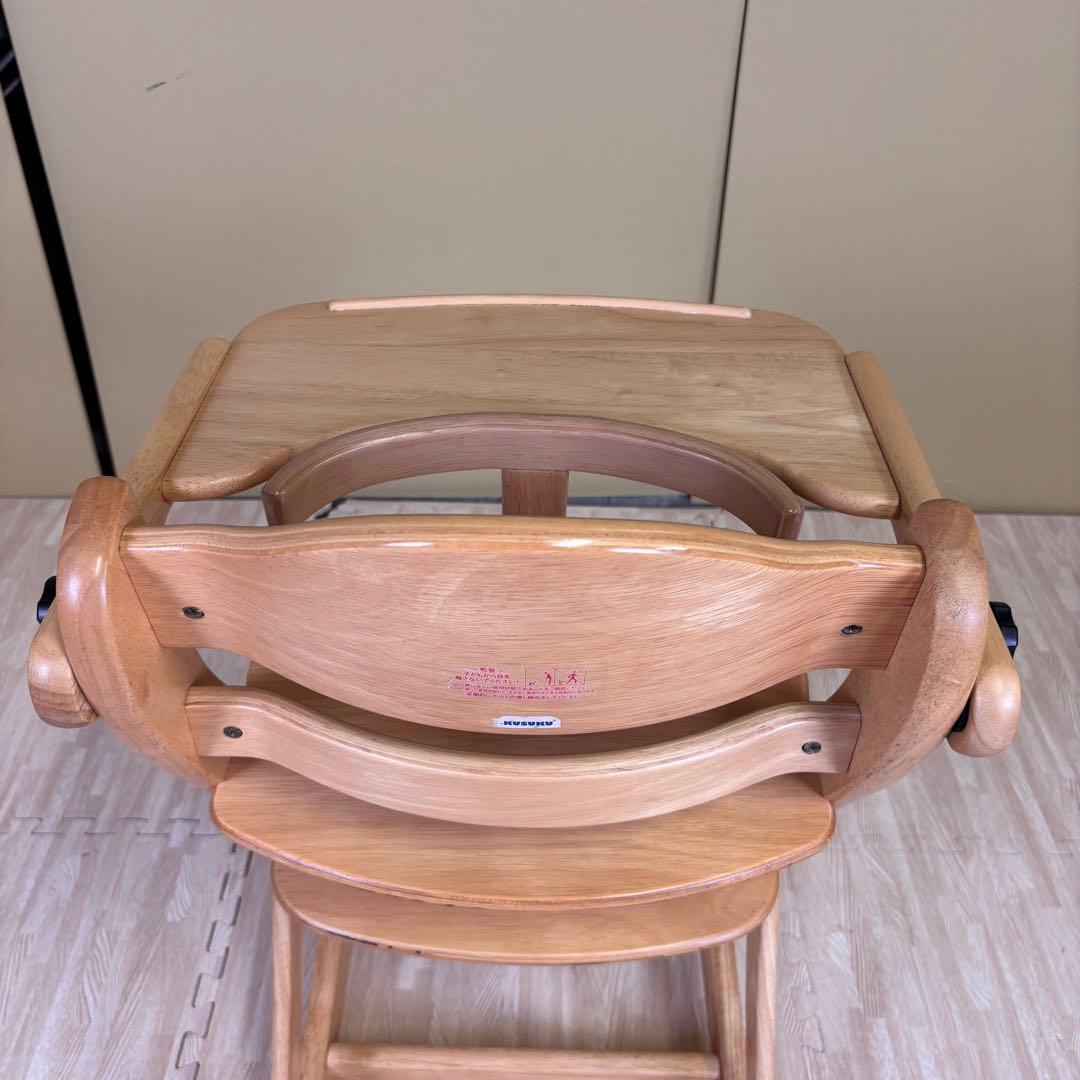 除菌清掃済　☆美品☆　大和屋　すくすくスリムフィットチェア　テーブル＆ガード付