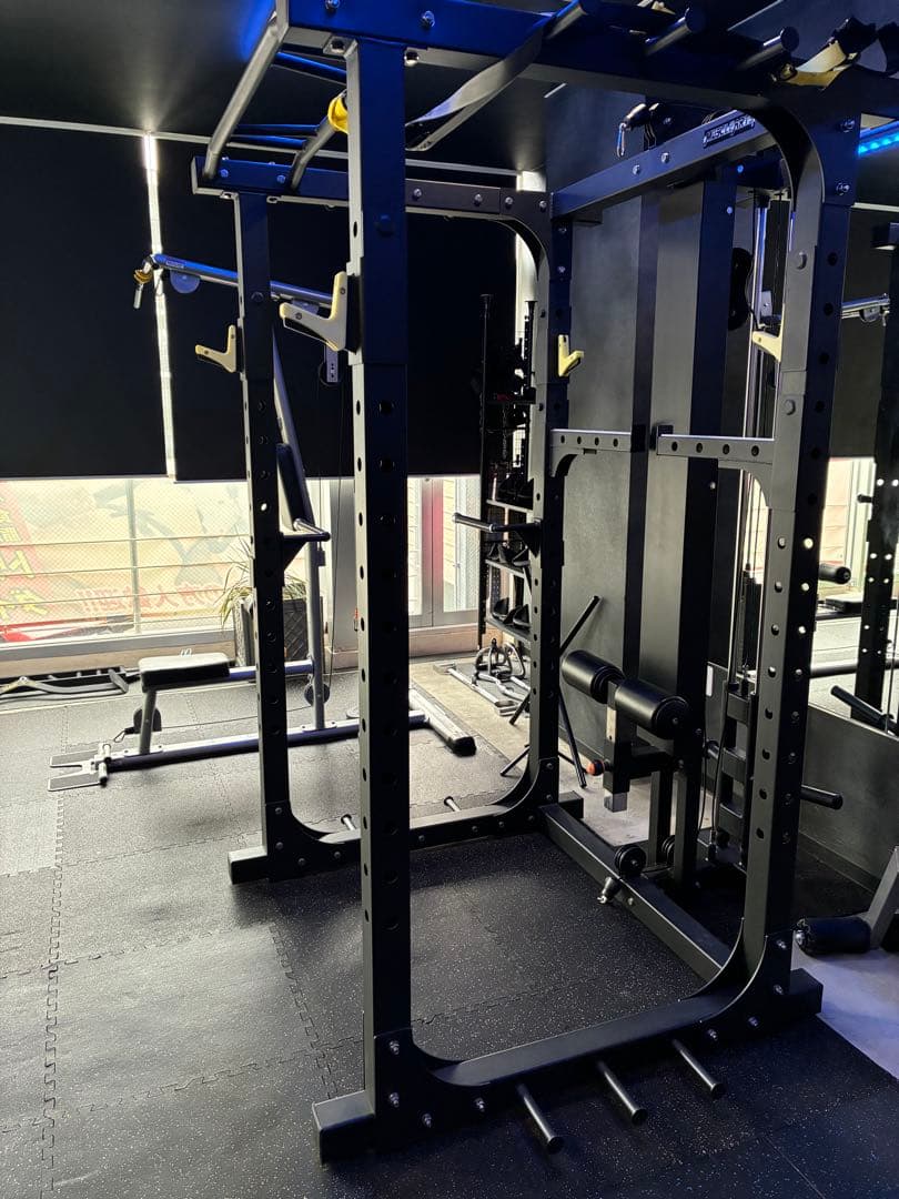 【直接引取】パワーラック＆ラットロウマシン ブラック