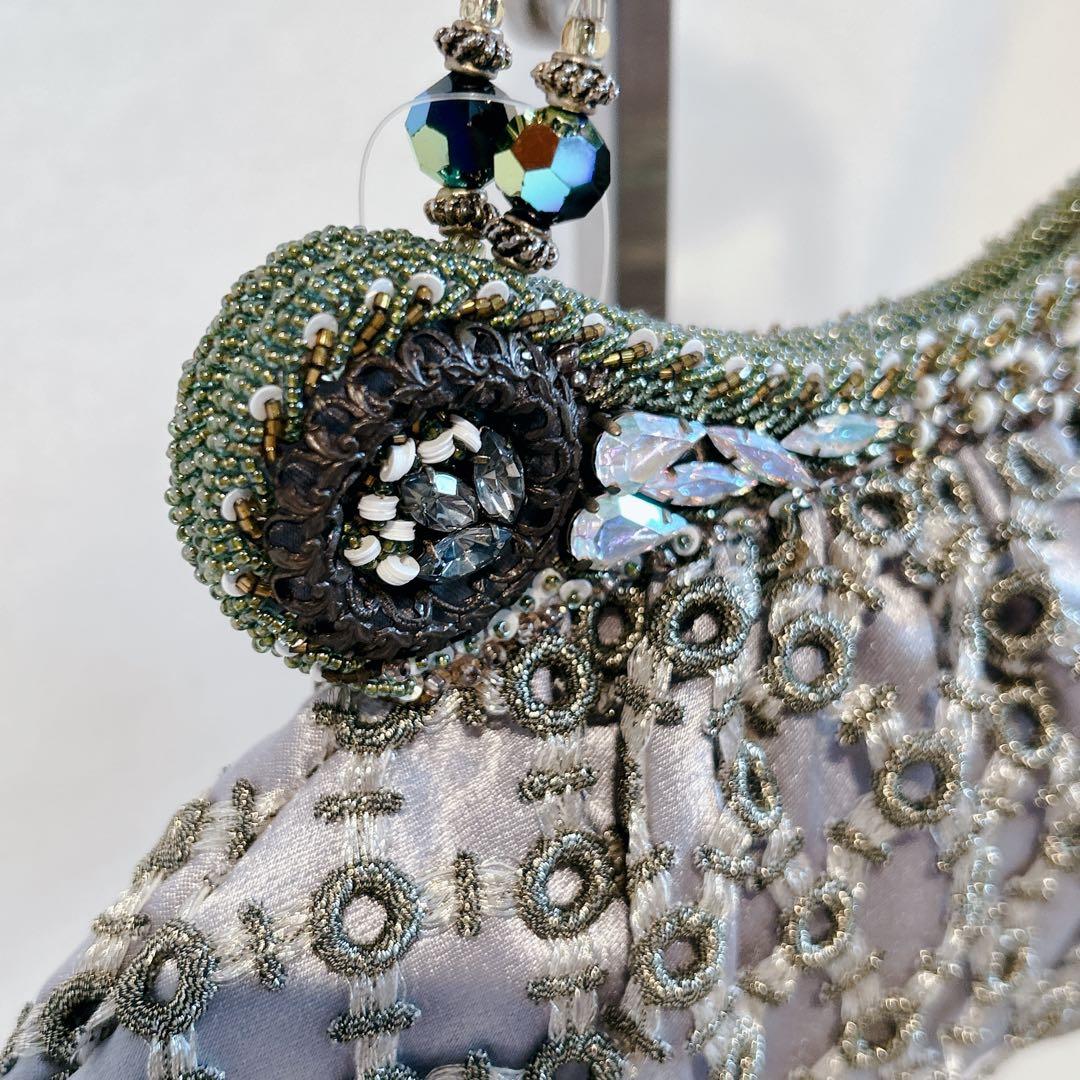 希少 新品タグ付き bagteria バグテリア ビーズ刺繍バッグ Y2K