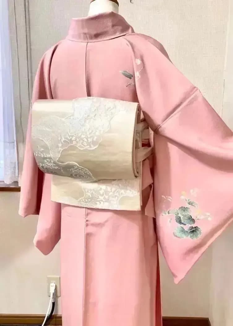 未使用美品 身丈163 上質正絹縮緬 付け下げ 落款有 花籠文ご入園ご入学式